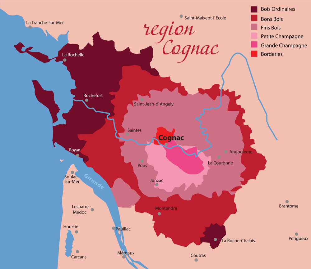 Cognac Map