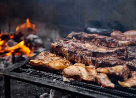 Argentinian Parrilla used to BBQ