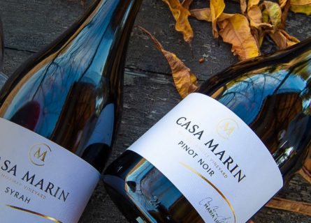 The winemaking team at Casa Marin endeavors to make a Pinot Noir that pays homage to the Grand Crus of Burgundy