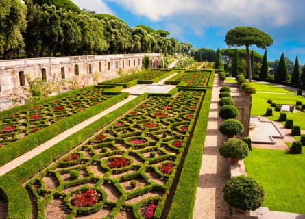 Castel Gandolfo gardens - The summer residence of the Pope in the Castelli Romani area