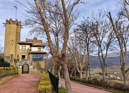 Medieval walled town of Laguardia in Rioja Alavesa